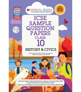 Oswaal ICSE Sample Question Papers Class 10 History and Civics Book | Latest Edition